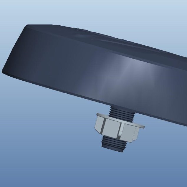 4G 5G /WIFI6E/GPS waterproof combination Antenna 600~6000MHZ and 2.4~7.125GHZ 1575~1609MHz Vehicle Waterproof Antenna